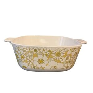 Vintage 1969 Corning Ware Floral Boutique Casserole Dish 1.5 Quart Made in USA
